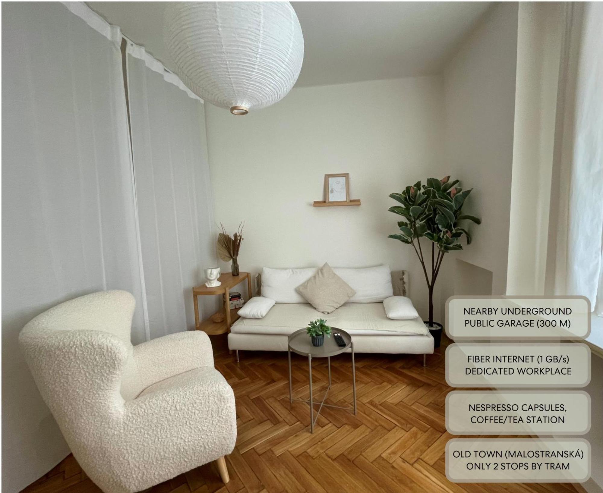 Urban Retreat I Modern Boho Apartments In Lovely Letna District - 10 Minutes From Old Town Praha Bagian luar foto